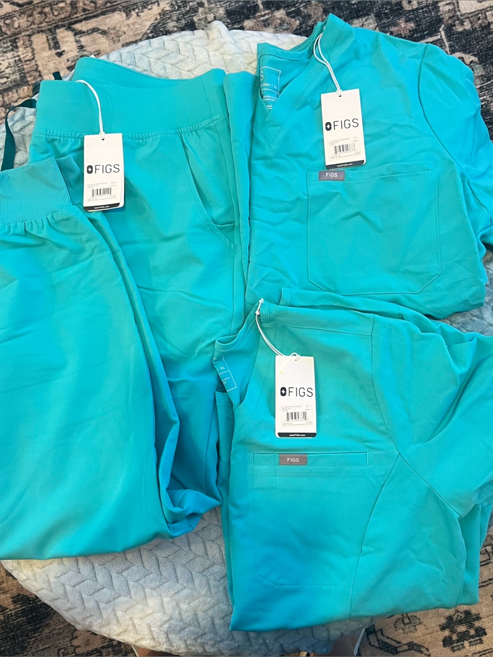 FIGS NWT Teal Jogger 3 piece bundle 
Size XL